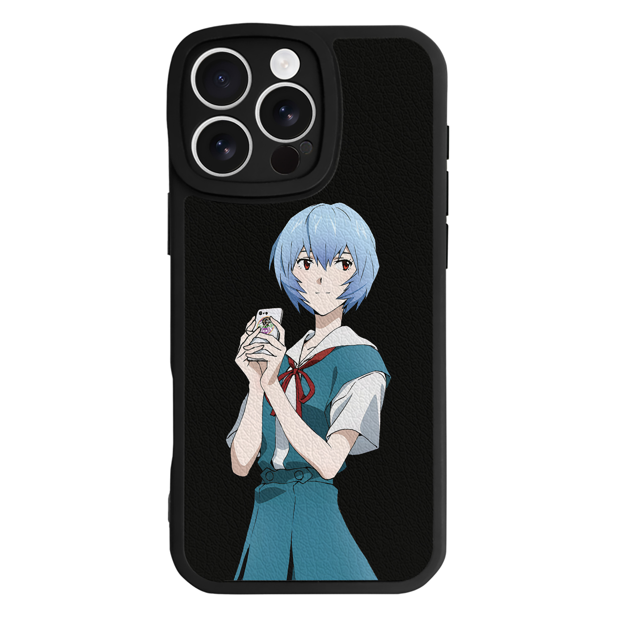 （画像用） EVA 新世紀エヴァンゲリオン 【iPhone 16シリーズ対応】シリコンスマホケース（レザー調） 材質：シリコン